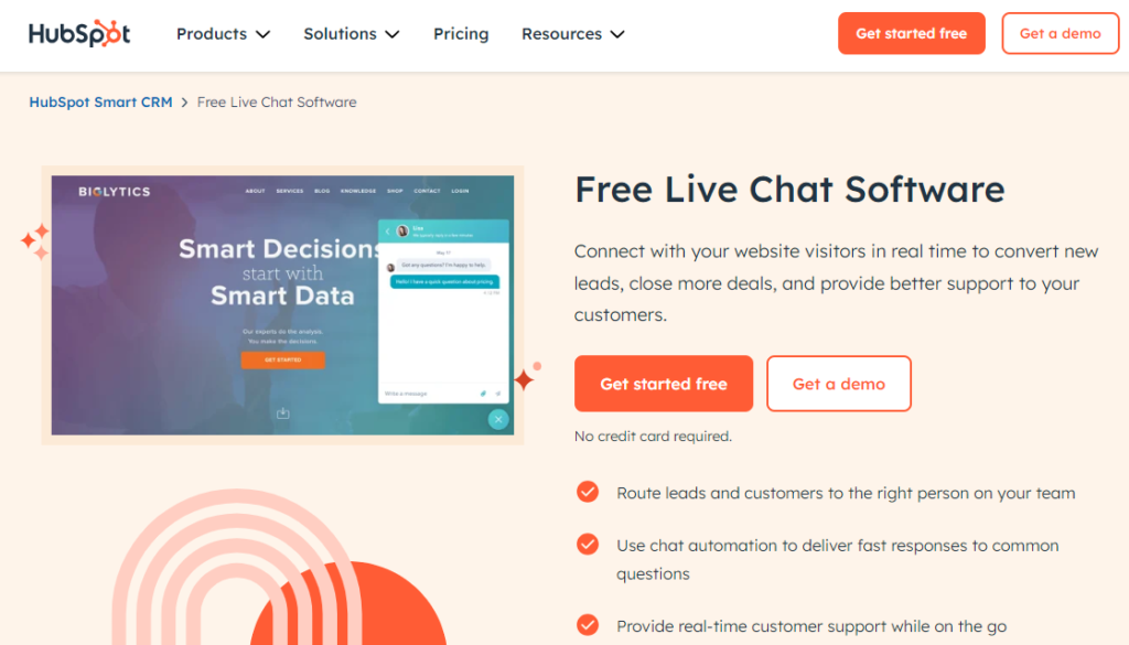 HubSpot Chat